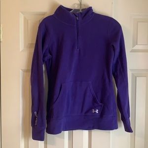 Purple fleece pullover